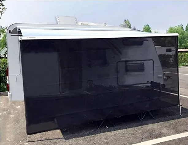 RV Mesh UV Blocker Sun Shade Screen for Motorhome Camping Trailer Canopy Shelter