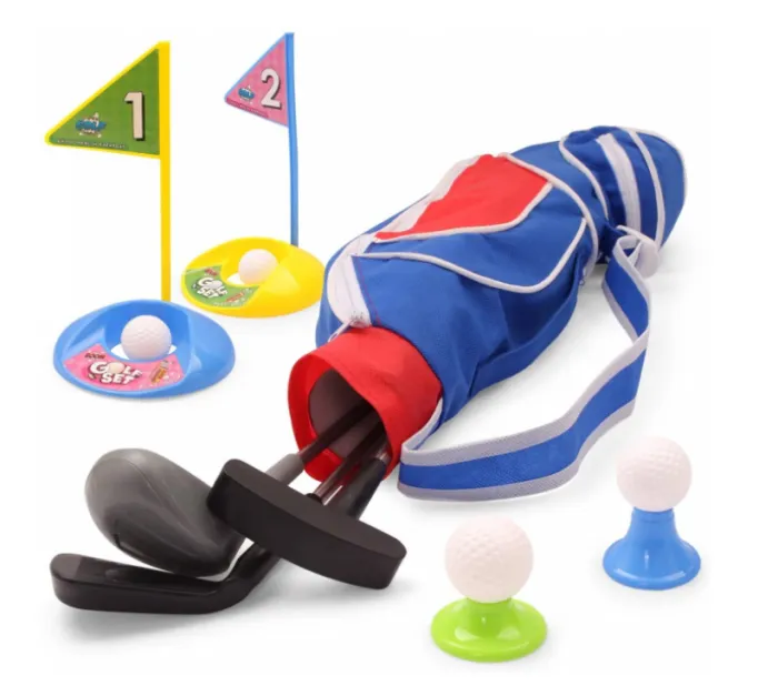 EXERCISE N PLAY Deluxe Happy Kids/Toddler Golf Clubs Set