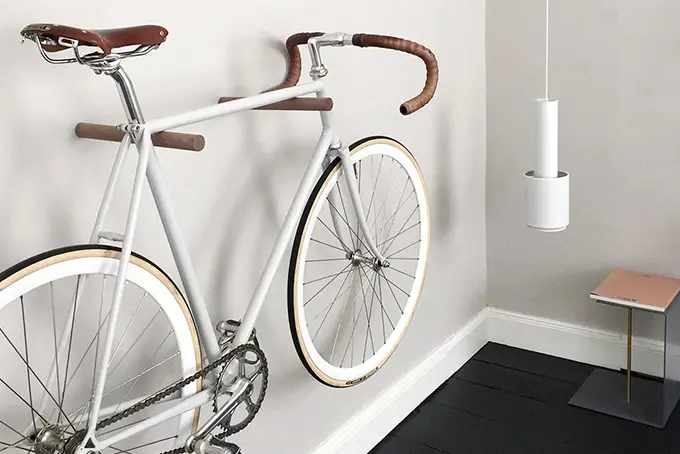 Bike Hanged Horizontally 