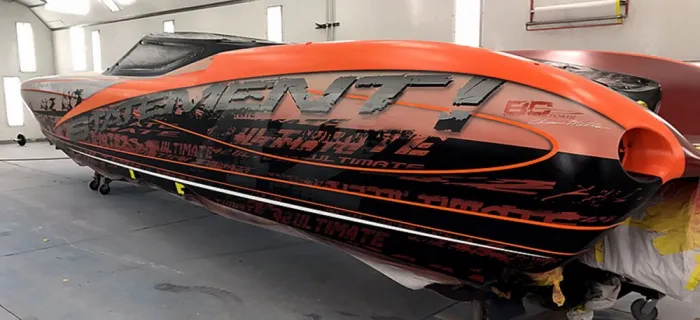 Airbrush Wizards Boat Paint