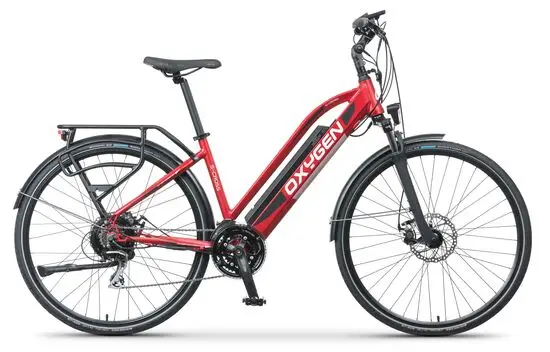 Oxygen S-Cross ST MKII Ladies Step-Through Electric Hybrid Bike