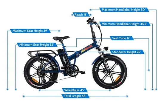 M-140 P7 Folding Electric Bike